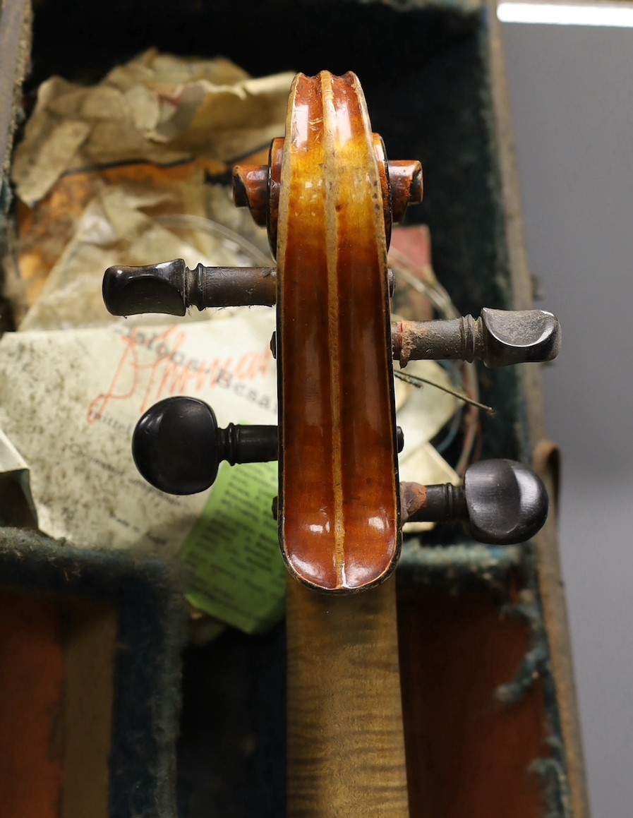 A late 19th century French Viola with 16in. back
